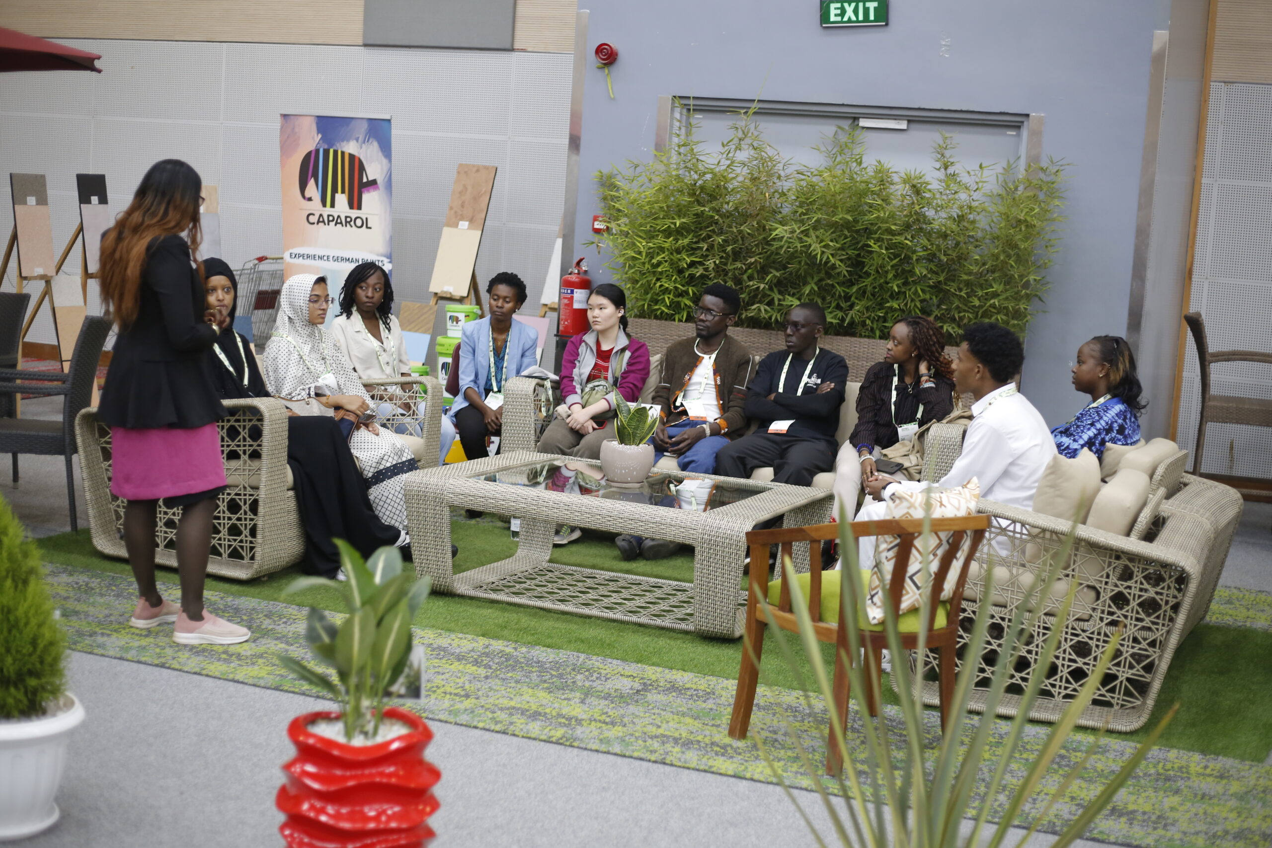 Interior design professionals at an IDSK industry event